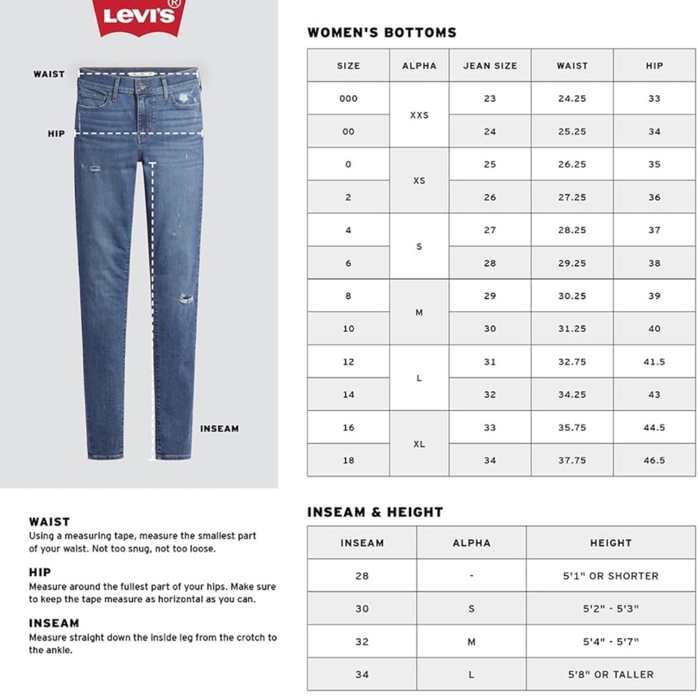 Levi's Women's 721 High Rise Skinny Ankle Jeans - Picture 4 of 5